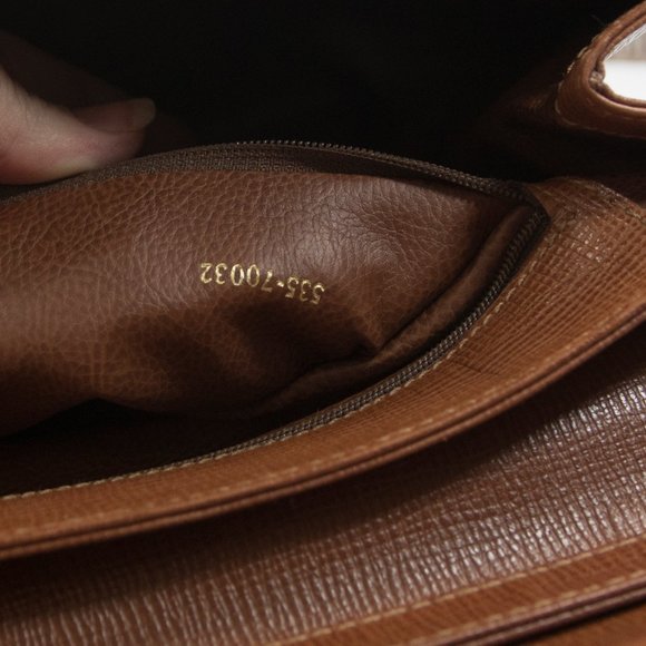 Fendi 1980s Vintage Caramel Leather Flap Crossbody - Picture 8 of 10